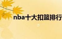 nba十大扣篮排行(NBA十大扣篮王)