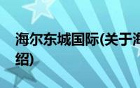 海尔东城国际(关于海尔东城国际当前房价介绍)