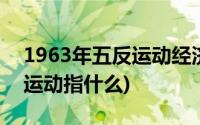 1963年五反运动经济领域什么(1963年五反运动指什么)