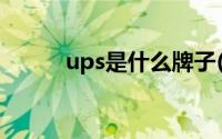 ups是什么牌子(ups是什么设备)