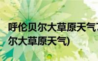 呼伦贝尔大草原天气7月份温度是多少(呼伦贝尔大草原天气)