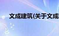 文成建筑(关于文成建筑当前房价介绍)