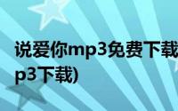 说爱你mp3免费下载_刘至佳(刘至佳说爱你mp3下载)