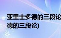 亚里士多德的三段论包括哪几部分(亚里士多德的三段论)