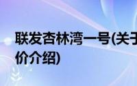 联发杏林湾一号(关于联发杏林湾一号当前房价介绍)