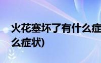 火花塞坏了有什么症状视频(火花塞坏了有什么症状)