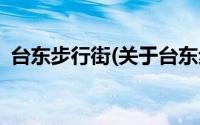 台东步行街(关于台东步行街当前房价介绍)