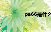 pa66是什么(pa66密度)