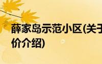 薛家岛示范小区(关于薛家岛示范小区当前房价介绍)