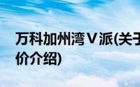 万科加州湾Ｖ派(关于万科加州湾Ｖ派当前房价介绍)