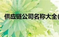 供应链公司名称大全(供应链公司名称大全)