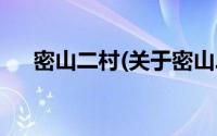 密山二村(关于密山二村当前房价介绍)