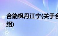 合能枫丹江宁(关于合能枫丹江宁当前房价介绍)