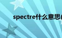 spectre什么意思(spectre什么意思)