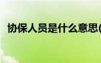 协保人员是什么意思(协保人员是什么意思)