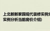 上北新新家园现代装修实例分析(关于上北新新家园现代装修实例分析当前房价介绍)