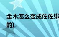 金木怎么变成佐佐绯世(金木怎么变成佐佐木的)