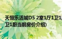 天恒乐活城D5 2室1厅1卫1厨(关于天恒乐活城D5 2室1厅1卫1厨当前房价介绍)