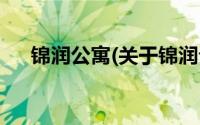 锦润公寓(关于锦润公寓当前房价介绍)