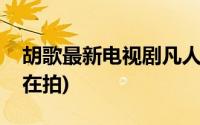 胡歌最新电视剧凡人修仙传(胡歌最新电视剧在拍)