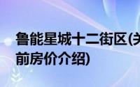 鲁能星城十二街区(关于鲁能星城十二街区当前房价介绍)