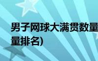 男子网球大满贯数量排行(男子网球大满贯数量排名)