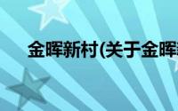 金晖新村(关于金晖新村当前房价介绍)