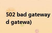 502 bad gateway nginx什么意思(502 bad gatewa)