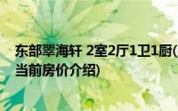 东部翠海轩 2室2厅1卫1厨(关于东部翠海轩 2室2厅1卫1厨当前房价介绍)