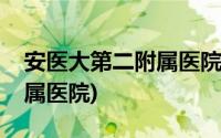 安医大第二附属医院网上挂号(安医大第二附属医院)