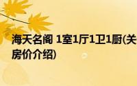 海天名阁 1室1厅1卫1厨(关于海天名阁 1室1厅1卫1厨当前房价介绍)