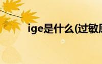 ige是什么(过敏原总lge什么意思)