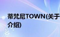 蒂梵尼TOWN(关于蒂梵尼TOWN当前房价介绍)