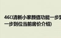 46㎡清新小家颜值功能一步到位(关于46㎡清新小家颜值功能一步到位当前房价介绍)