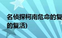 名侦探柯南危命的复活解说(名侦探柯南危命的复活)