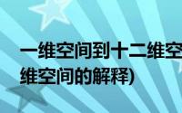 一维空间到十二维空间图解(一维空间到十二维空间的解释)