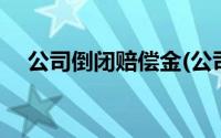 公司倒闭赔偿金(公司倒闭赔偿金怎么算)