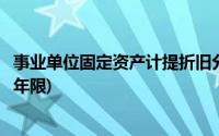 事业单位固定资产计提折旧分录(事业单位固定资产计提折旧年限)