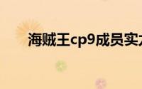 海贼王cp9成员实力排名(海贼王cp9)