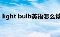 light bulb英语怎么读有道翻译(light bulb)