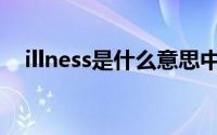 illness是什么意思中文翻译(illness可数)