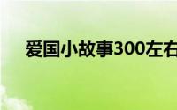 爱国小故事300左右(爱国小故事300字)