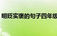 明贬实褒的句子四年级下册(明贬实褒的句子)