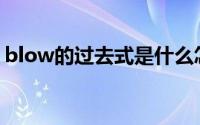 blow的过去式是什么怎么写(blow的过去式)