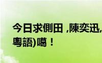 今日求側田 ,陳奕迅, 泳兒好聽的歌 ,要白話(粵語)噶 !