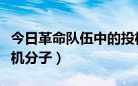 今日革命队伍中的投机分子（什么叫革命的投机分子）