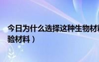 今日为什么选择这种生物材料做实验（有哪些基本的生物实验材料）