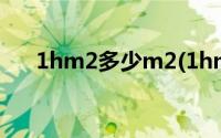 1hm2多少m2(1hm2等于多少平方米)