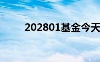 202801基金今天净值查询050001