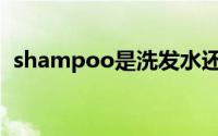 shampoo是洗发水还是护发素(shampoo)